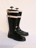One Piece Dracule Mihawk Cosplay Shoes Black Boots