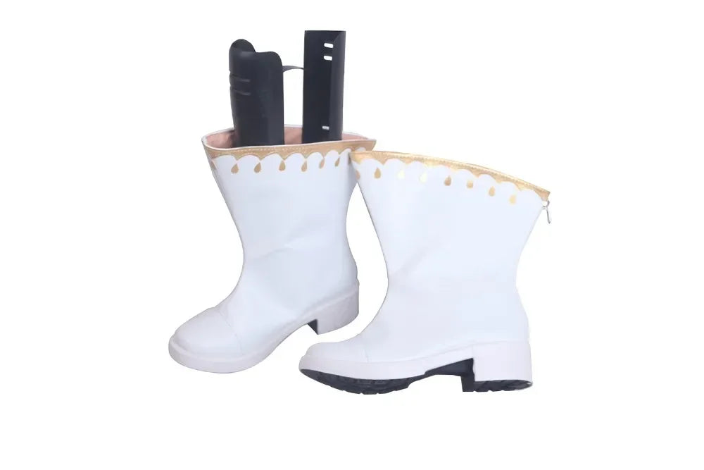 The Seven Deadly Sins 2 Elizabeth Liones Cosplay Boots White Shoes