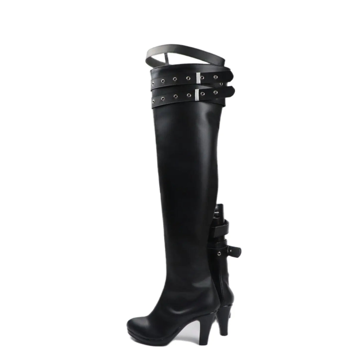 Honkai Star Rail Kuchiba Cosplay Boots Custom High Heel Black Shoes