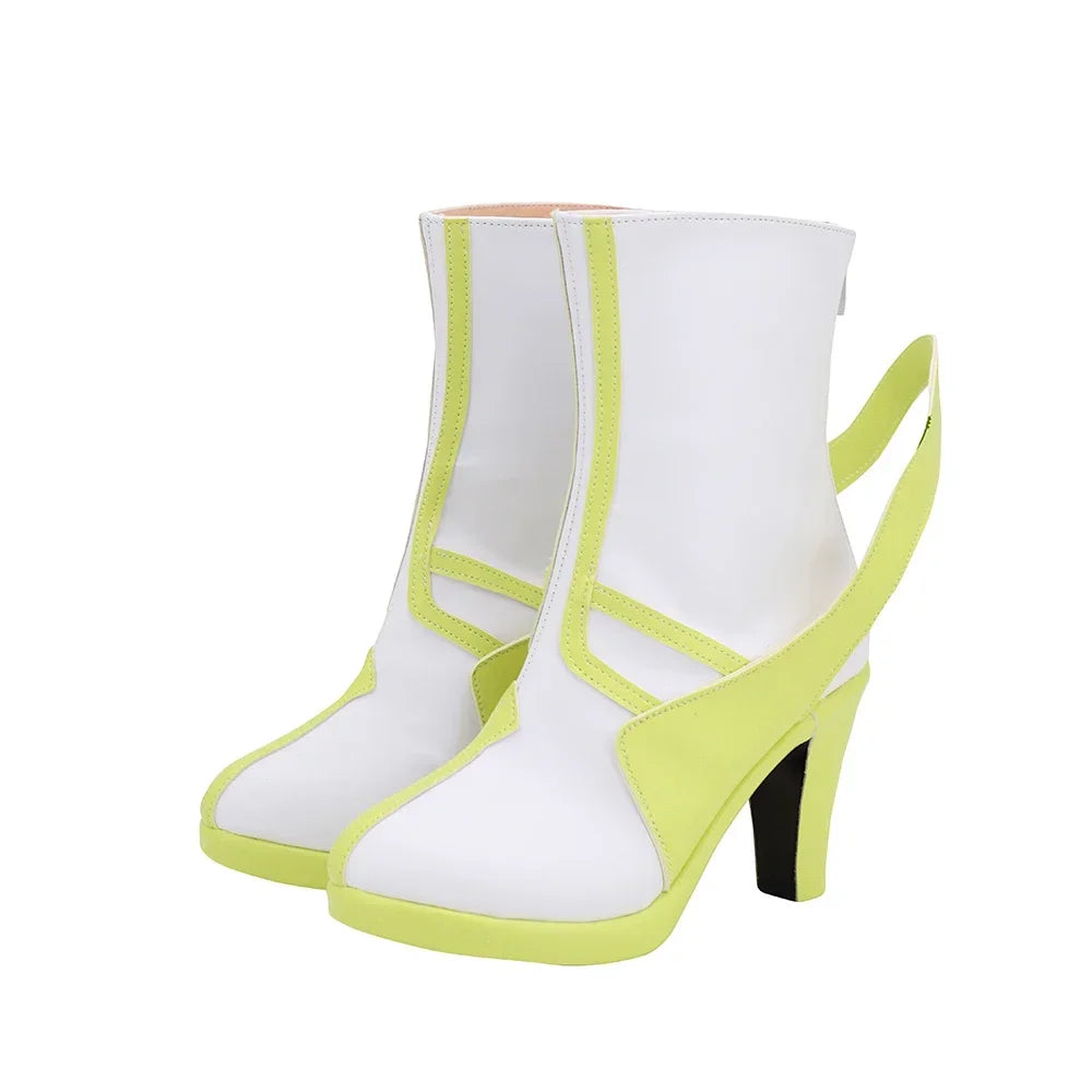 Sword Art Online Leafa Cosplay Boots High Heel White Shoes
