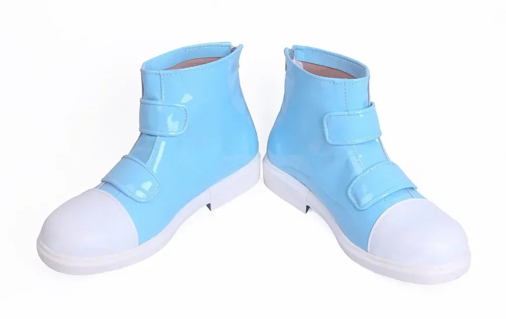 Bottes de cosplay Dragon Ball Bulma bleues, chaussures d'anime