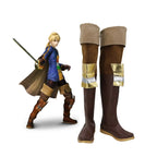 Dissidia Final Fantasy Ramza Lexentale Cosplay Shoes Long Boots