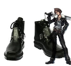 Final Fantasy Squall Leonhart Cosplay Boots Custom Made Black Shoes | MiDicosplay