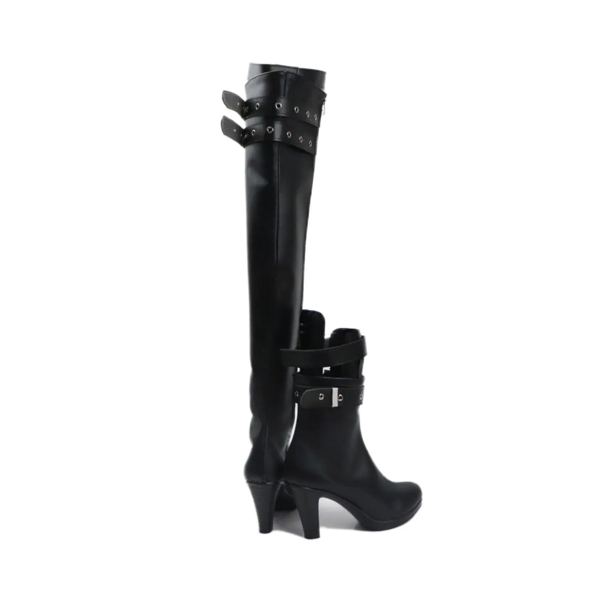 Honkai Star Rail Kuchiba Cosplay Boots Custom High Heel Black Shoes