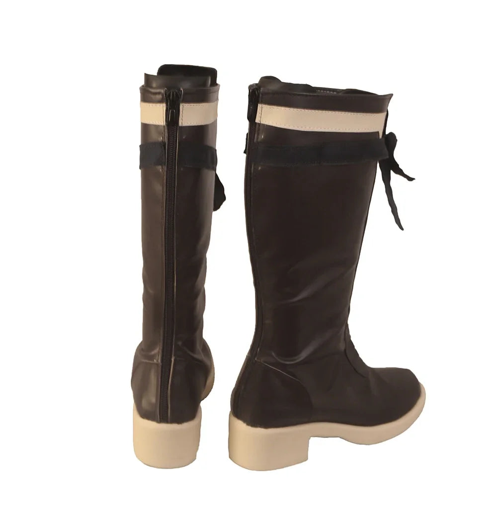 Fire Emblem Blazing Sword Lyn Cosplay Boots Brown Shoes Custom Made