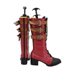 Overwatch Ashe Anniversary Skin Cosplay Boots Red Shoes