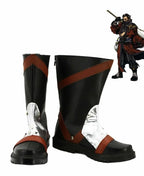 Final Fantasy X Auron Custom Cosplay Boots Brown Shoes