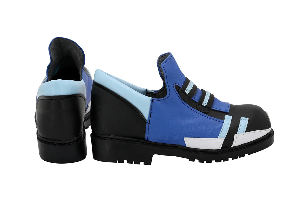 Arknights Blue Poison Cosplay Boots Blue Shoes