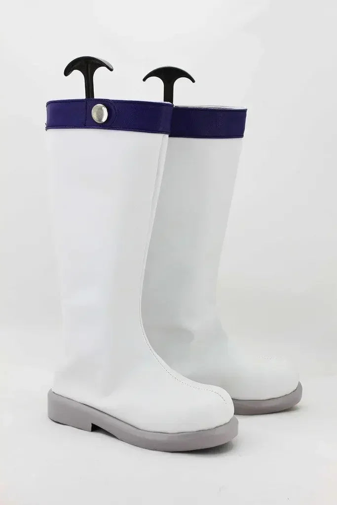 Fairy Tail Lucy Cosplay Boots White Shoes Custom Made