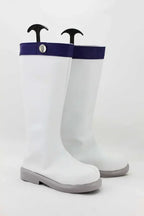 Fairy Tail Lucy Cosplay Boots Custom Made White Shoes