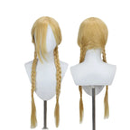 Cammy White Street Fighter Cosplay Wig Blonde Twin Drills Pigtails | MiDicosplay