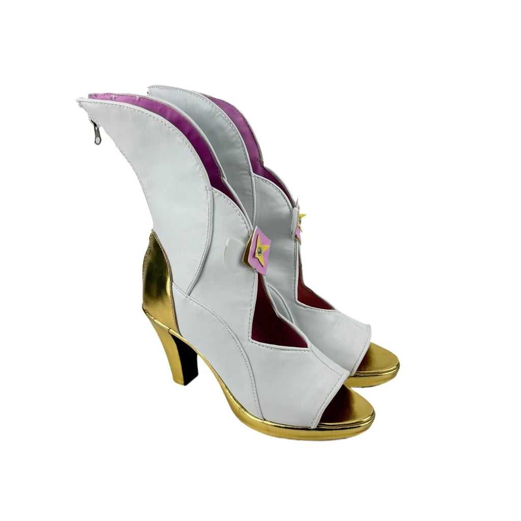 Chaussures et bottes de cosplay LOL Star Guardian Janna, fabriquées sur mesure à toutes les tailles. 
