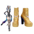 Honkai Star Rail Saphir Cosplay Shoes Golden Boots Custom Made