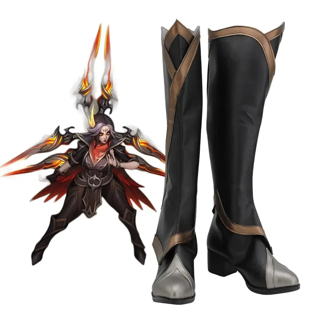 LOL The Blade Dancer Irelia Cosplay Shoes Customized Boots