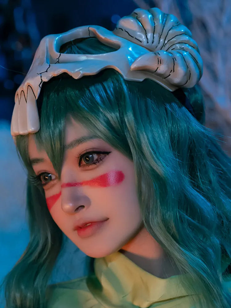 Bleach Nelliel Cosplay Mask Fiberglass Helmet Prop