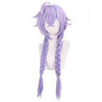 Honkai Star Rail Bailu Cosplay Wig Gradual Purple Long Braided Twintails