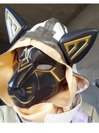 Overwatch Ana Bastet Skin Full Face Cosplay Mask Prop