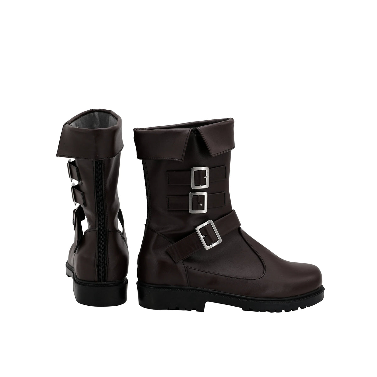 Final Fantasy VII Remake Aerith Gainsborough Cosplay Boots Brown Shoes
