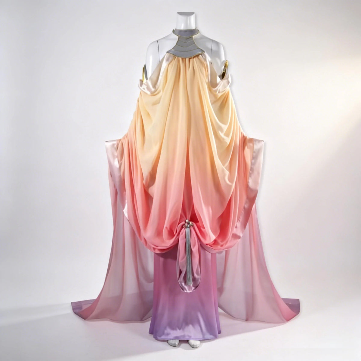 Star Wars Attack of the Clones Padme Amidala Cosplay Costume Queen Dress