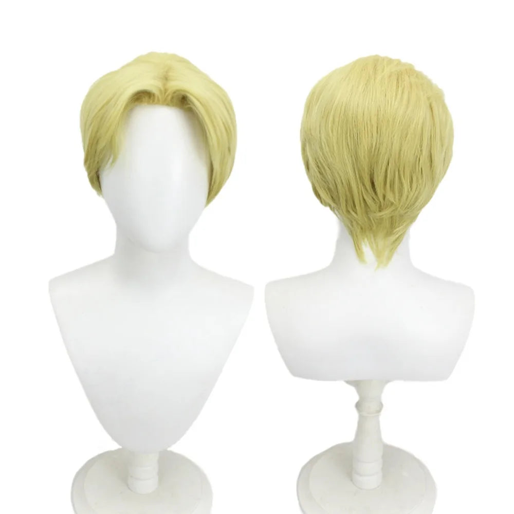 Attack on Titan Final Season Zeke Yeager Cosplay Wig Golden Hair