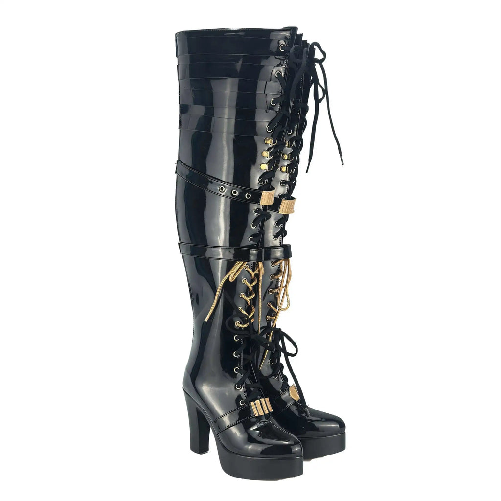 FGO Fairy Knight Tristan Cosplay Boots High Heel Shoes