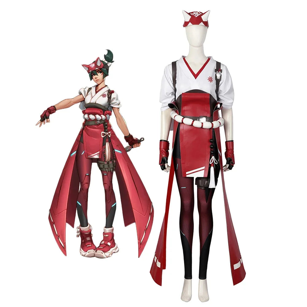 Overwatch 2 Kiriko Cosplay Costume Full Set