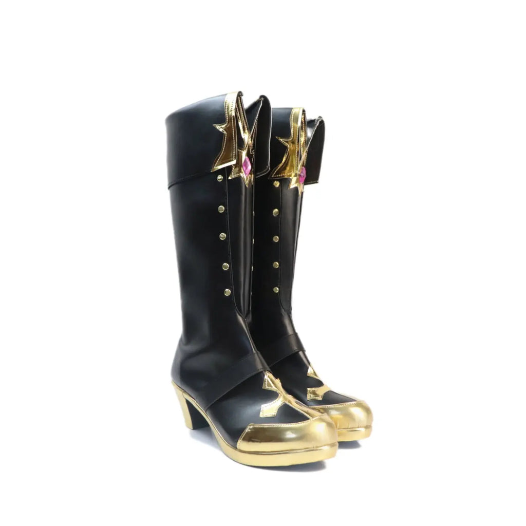 FGO Edmond Dantes Cosplay Shoes Black Boots