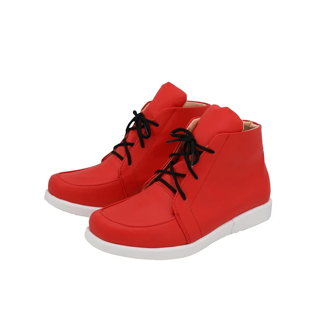 My Hero Academia Tomura Shigaraki Cosplay Boots Red Shoes