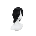 Perruque courte noire pour cosplay de Rukia Kuchiki (Bleach), style anime 