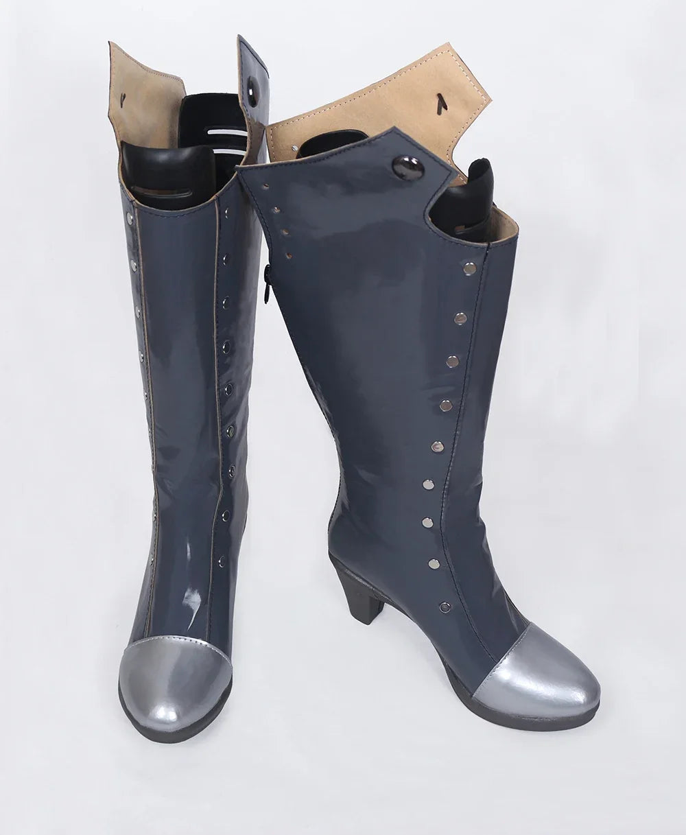 Persona5 Makoto Niijima Custom Cosplay Boots Queen Battle Outfit Shoes