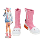 Overwatch Kiriko Dance of Rain Cosplay Shoes Pink Boots