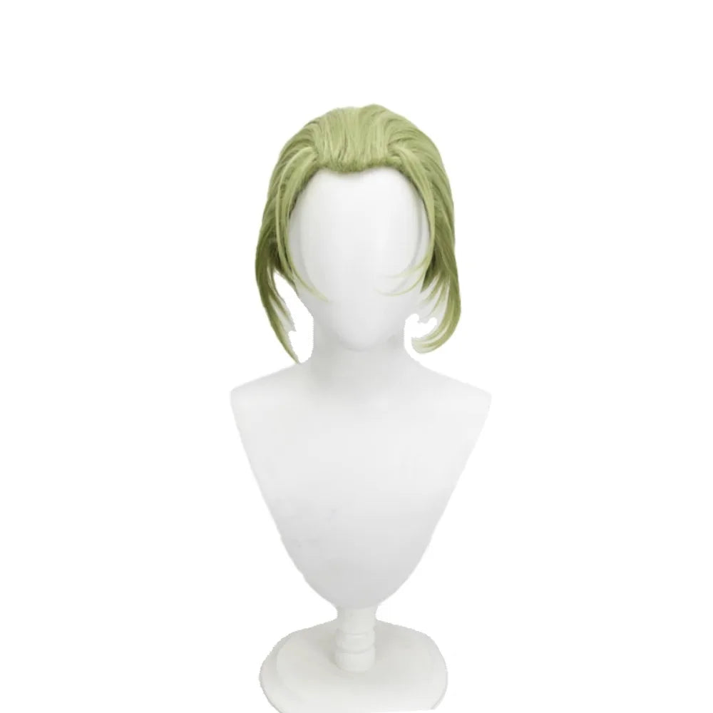 Frieren Beyond Journey's End Heiter Cosplay Wig Green Short Hair
