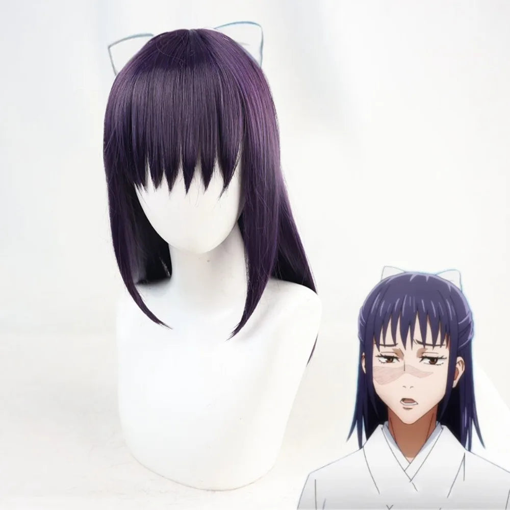 Jujutsu Kaisen Utahime Iori Cosplay Wig Dark Purple Hair