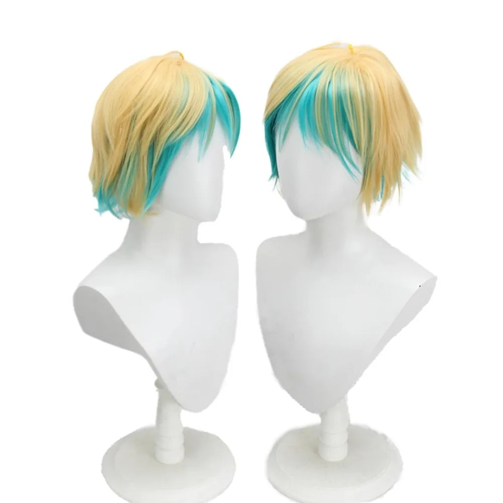 LOL Adventurer Star Guardian Ezreal Cosplay Wig Dual Color Gradient Hair