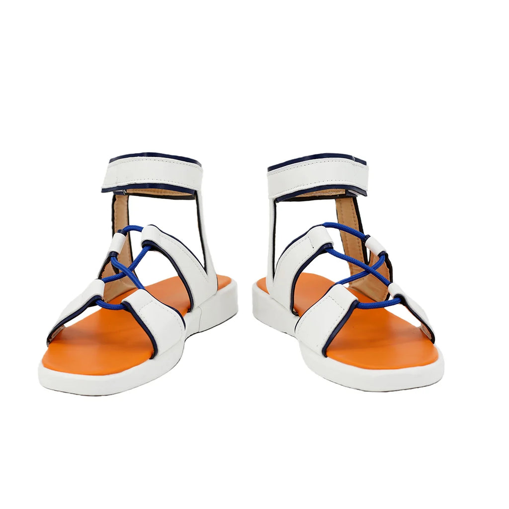 Naruto Uzumaki Cosplay Sandals Anime Orange Ninja Shoes Custom Made