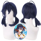 Zenless Zone Zero Lin Cosplay Wig Black Blue Hair
