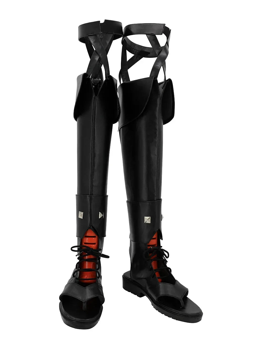Final Fantasy Ryne Cosplay Boots Black Shoes Custom Made