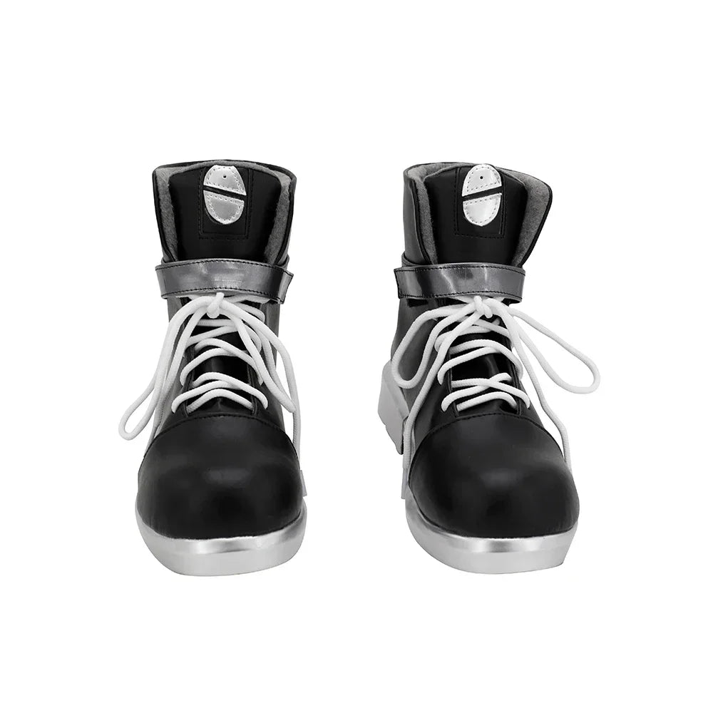 Arknights Texas Cosplay Shoes Black Boots Custom Made