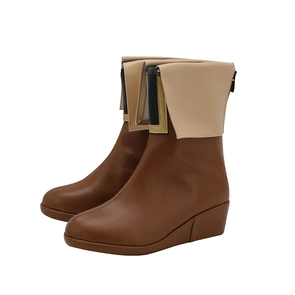 The Rising of the Shield Hero Raphtalia Cosplay Boots Brown Shoes