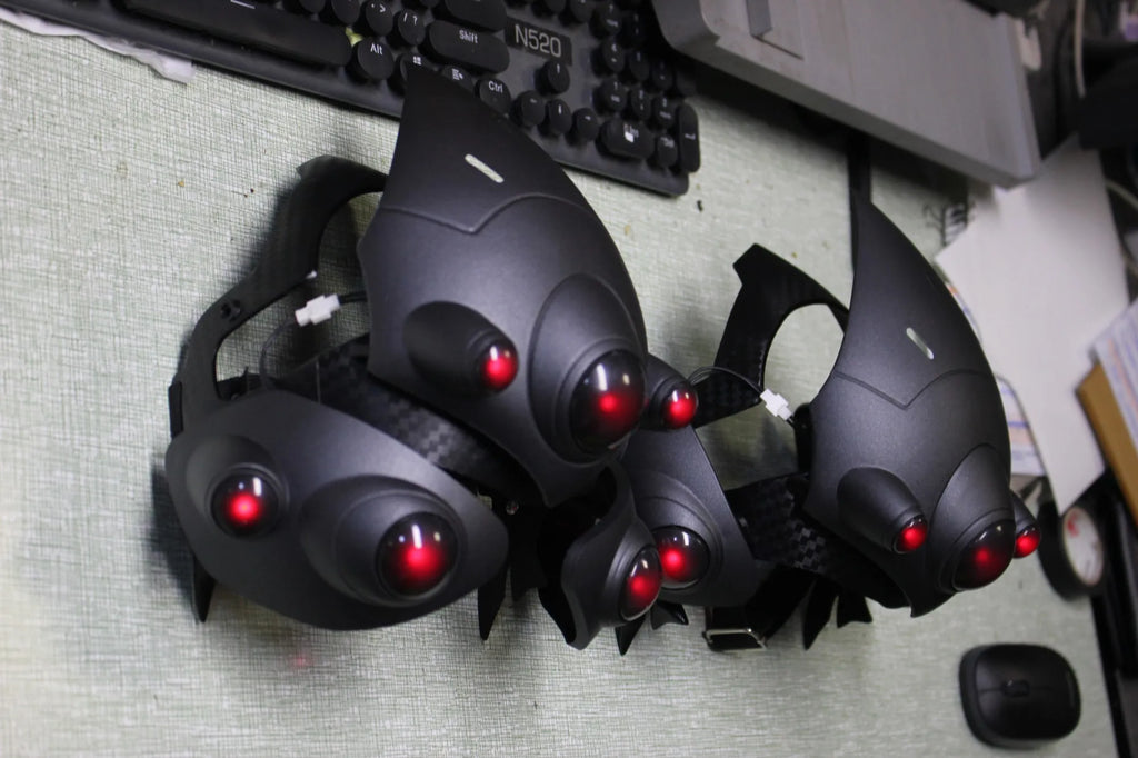Overwatch Widowmaker Original Skin Cosplay Mask with LED Light Glowing Face Cover