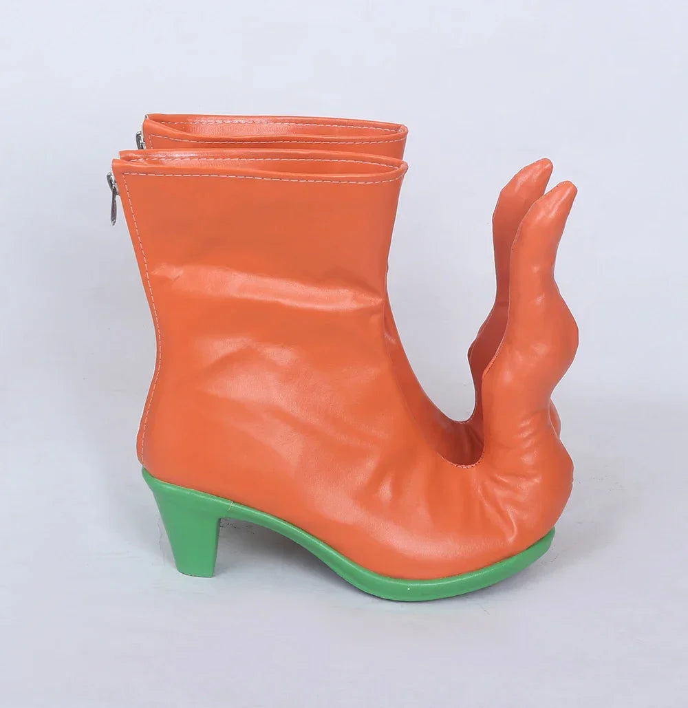 Fate Grand Order Elizabeth Bathory Cosplay Boots Orange Shoes