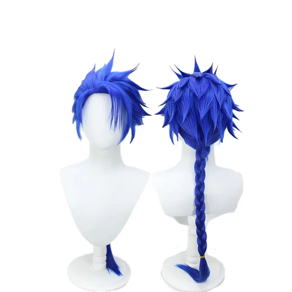 Fate Cú Chulainn Setanta Cosplay perruque bleu hérissé Anime cheveux vieux Lancer Version Arcade 