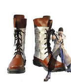 Final Fantasy XIII Snow Cosplay Boots Brown Shoes