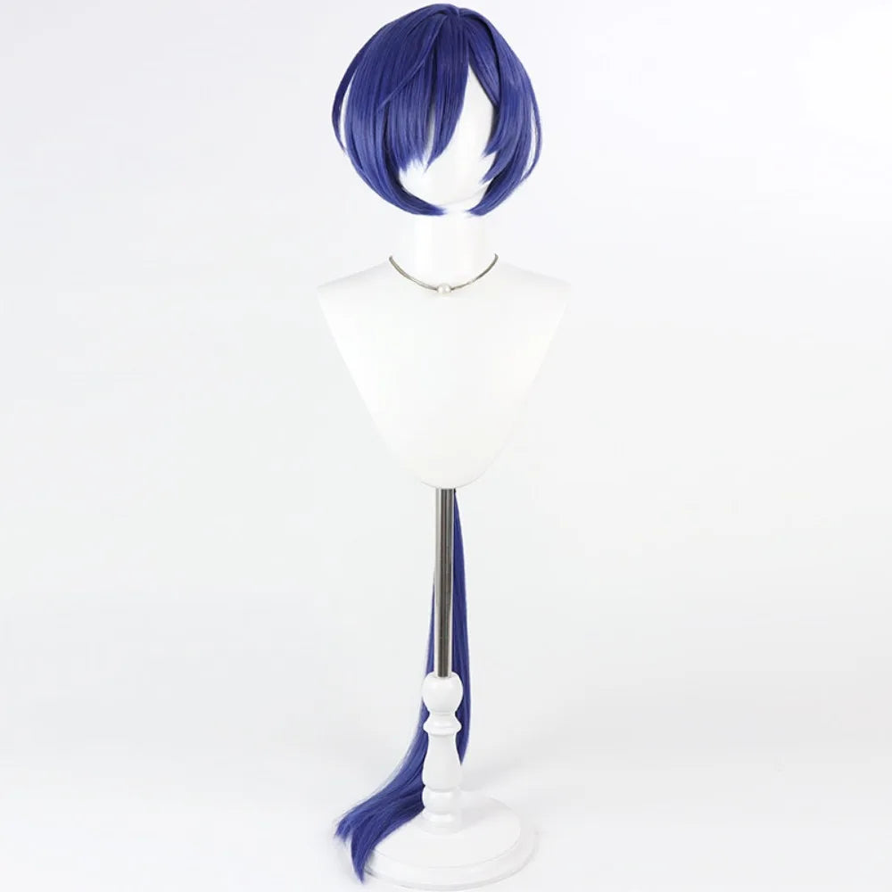 Zenless Zone Zero Promia Cosplay Wig Blue Styled Hair