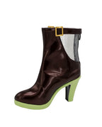 Arknights Kal'tsit Cosplay Boots High Heel Brown Shoes