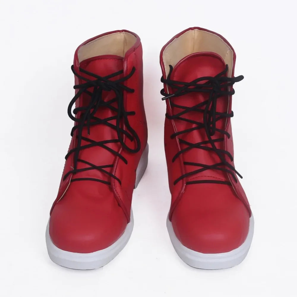 Persona5 Akira Kurusu Cosplay Boots Red Shoes