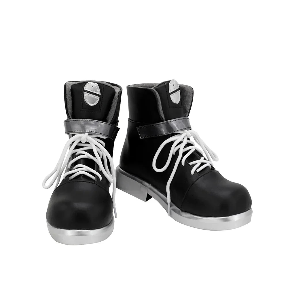 Arknights Texas Cosplay Shoes Black Boots Custom Made