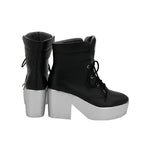 Arknights Schwarz Cosplay Boots High Heel Black Shoes