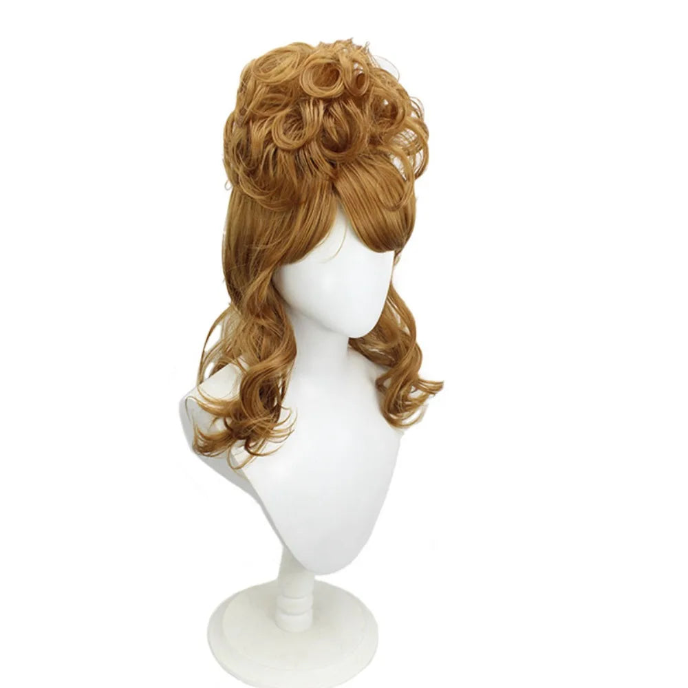 Lady Gaga Die With a Smile Inspired Long Curly Hair Cosplay Wig Retro 60s 70s Vintage Style