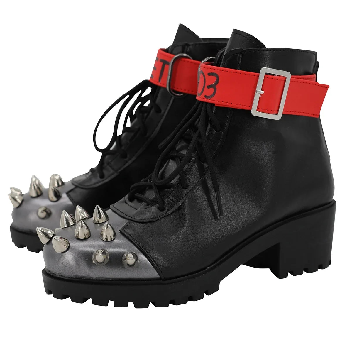 NIKKE The Goddess of Victory Crow Cosplay Shoes Black Boots